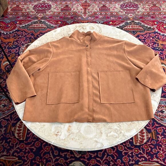 Marla Wynne Oversized Lightweight Microfibre Zip Jacket - Picture 11 of 14